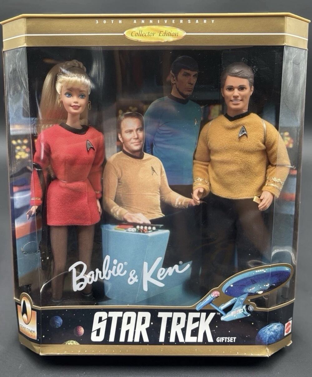 NIB 1996 Barbie & Ken Star Trek 30th Anniversary Collector Edition Giftset 15006